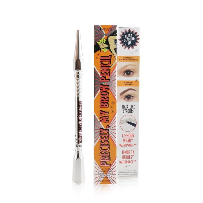 Precisely My Brow Pencil (Ultra Fine Brow Defining Pencil) - # 3.75 (Warm Medium Brown) 0.08g/0.002oz by Benefit - Image 2