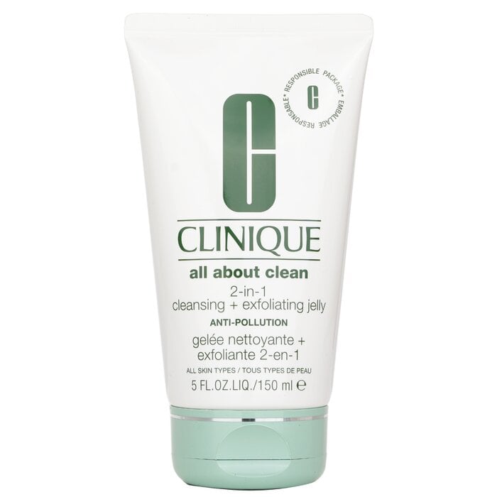 All About Clean 2-In-1 Cleansing + Exfoliating Jelly 150ml/5oz by Clinique - Image 1