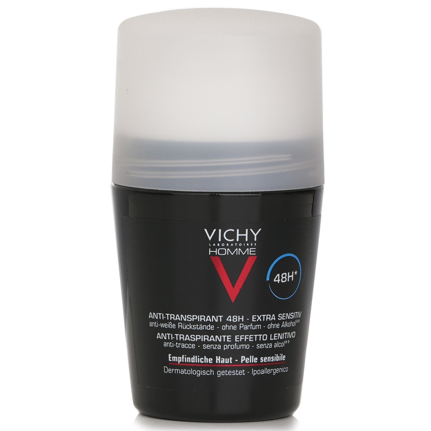 Homme 48H* Anti-Irritations & Anti Perspirant Roll-On (For Sensitive Skin) by Vichy - Image 2