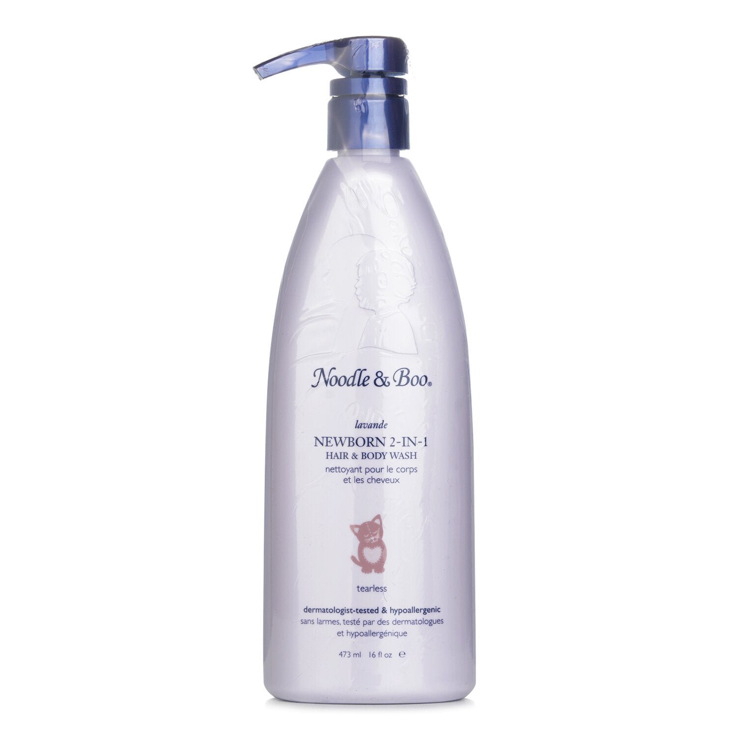 Newborn 2-in-1 Hair & Body Wash - Lavender by Noodle & Boo - Image 1