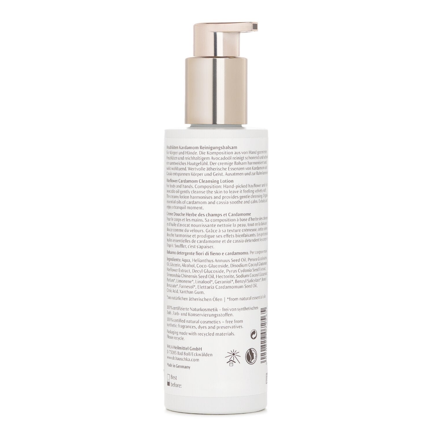 Hayflower Cardamom Cleansing Lotion by Dr. Hauschka - Image 3