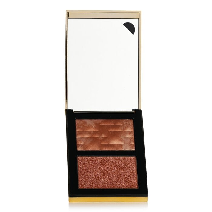 ثنائية مضيئة فاخرة (بودرة هايلايت + بودرة ملمعة) - # برونز ناعم 6.5g/0.22oz من Bobbi Brown - صورة 1