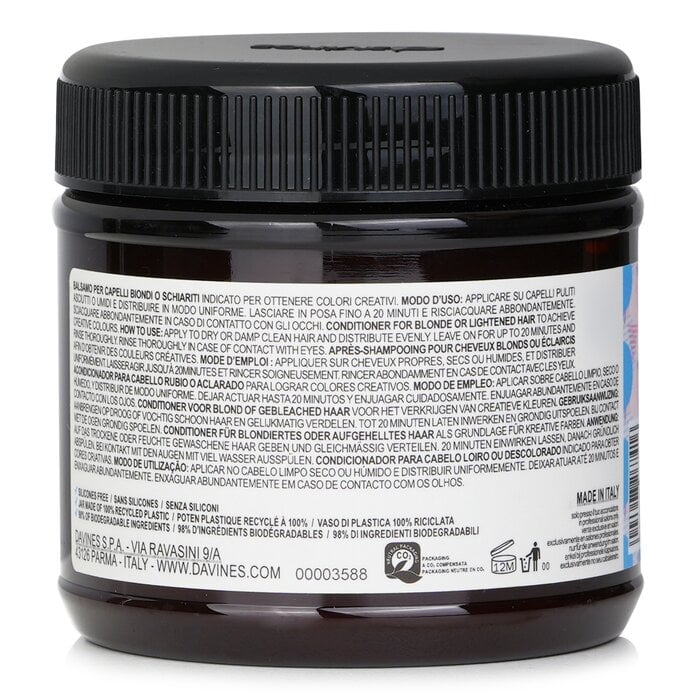 بلسم Alchemic Creative - # أزرق بحري (للشعر الأشقر والفاتح) 250ml/8.84oz من Davines - صورة 3