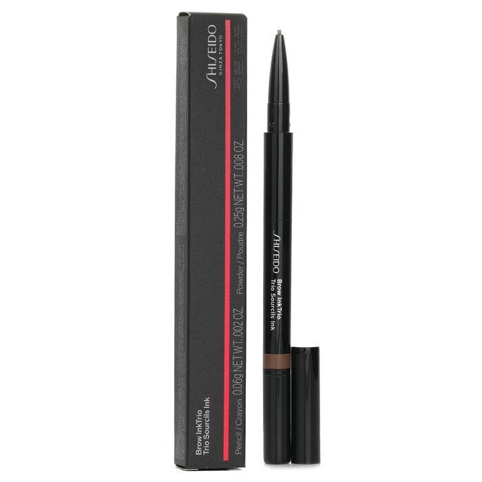 ثلاثية الحواجب Brow InkTrio - # 02 رمادي داكن 0.31g/0.01oz من Shiseido - صورة 2