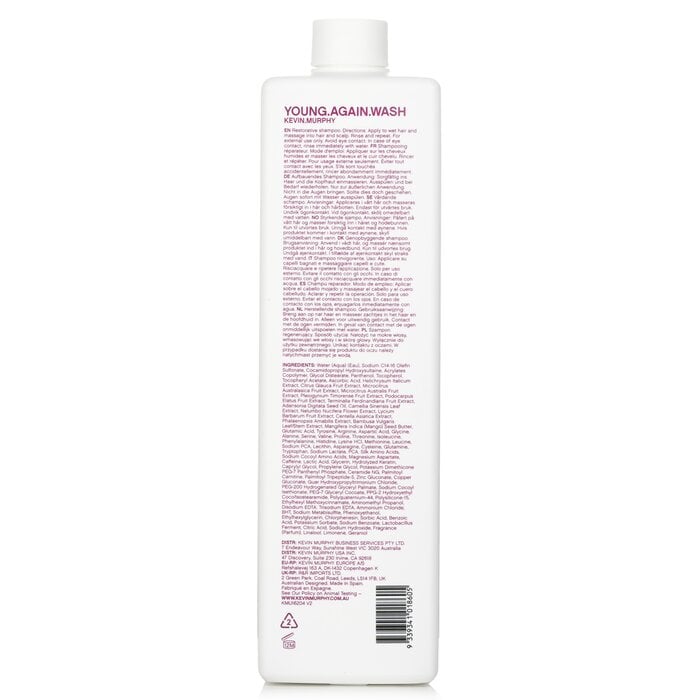 Young.Again.Wash (شامبو منعم ومرمم محمل بالإمورتيل والباأوباب - للشعر الجاف والمتقصف) من Kevin.Murphy - صورة 3