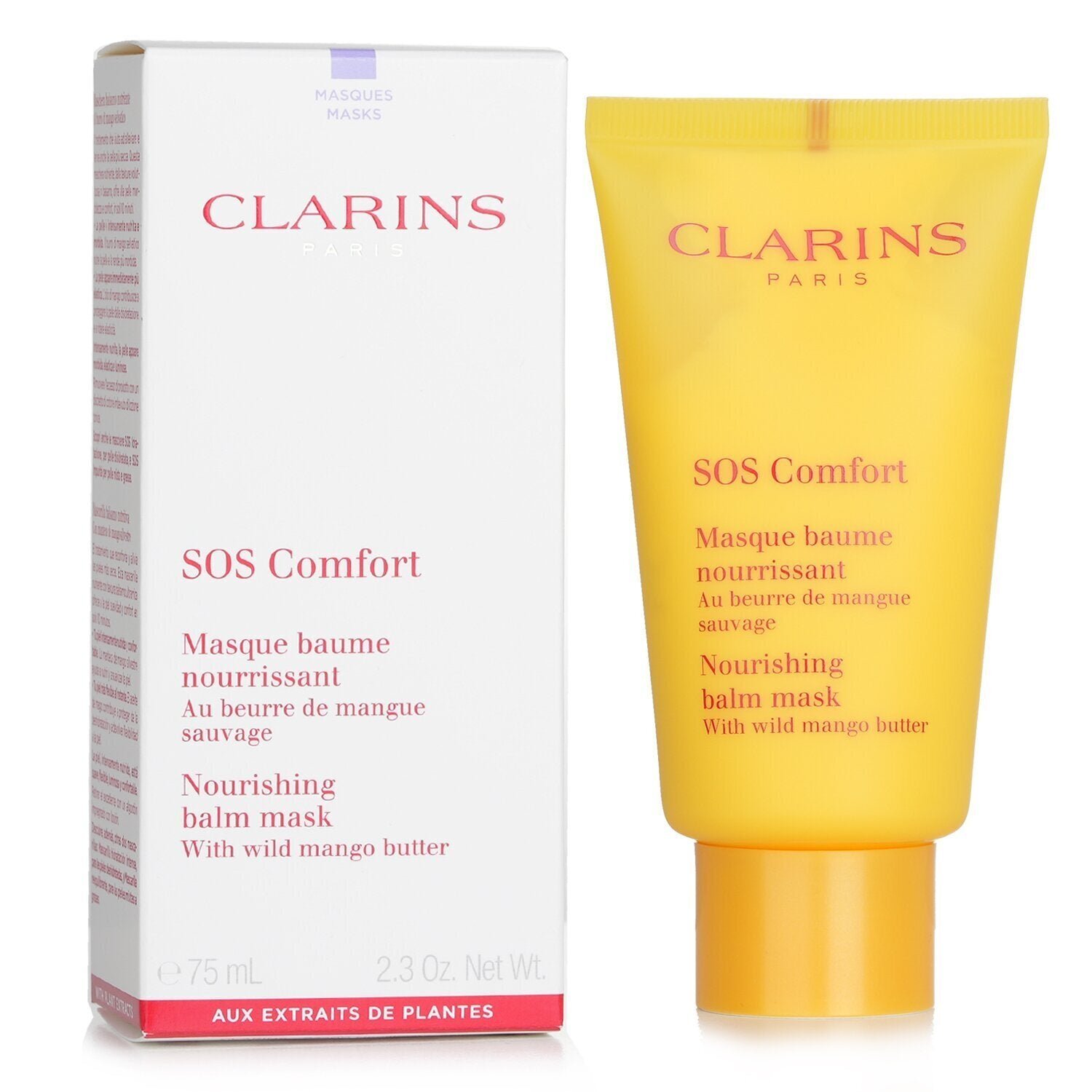 SOS Comfort Nourishing Balm Mask with Wild Mango Butter - For Dry Skin(Random Packaging) من Clarins - صورة 5