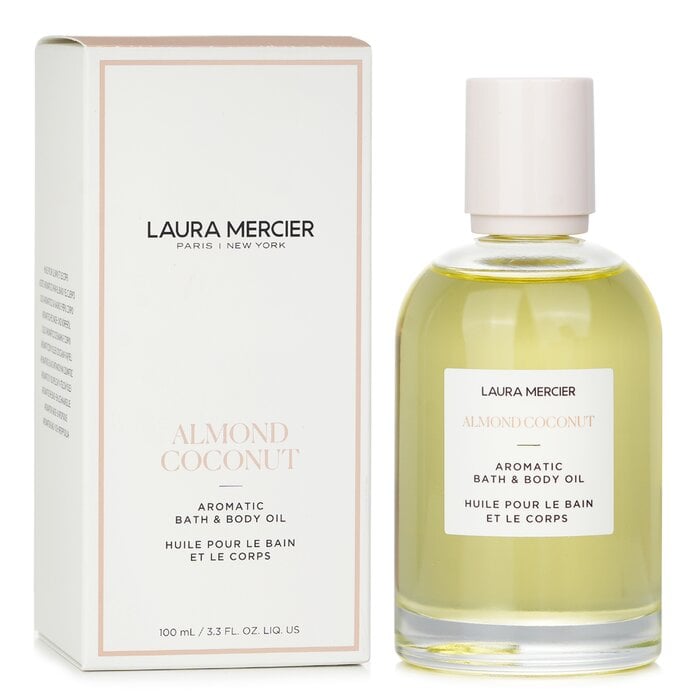 Almond Coconut Aromatic Bath & Body Oil 100ml/3.3oz by Laura Mercier - Image 2