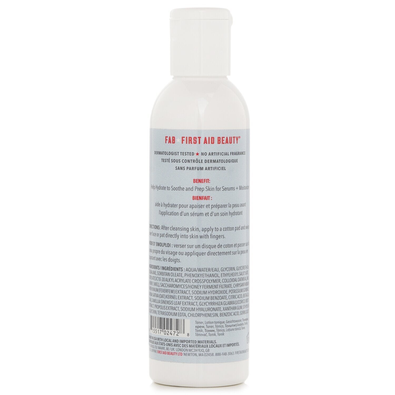 Hydrating Toner With Squalane + Oats by First Aid Beauty - Image 3