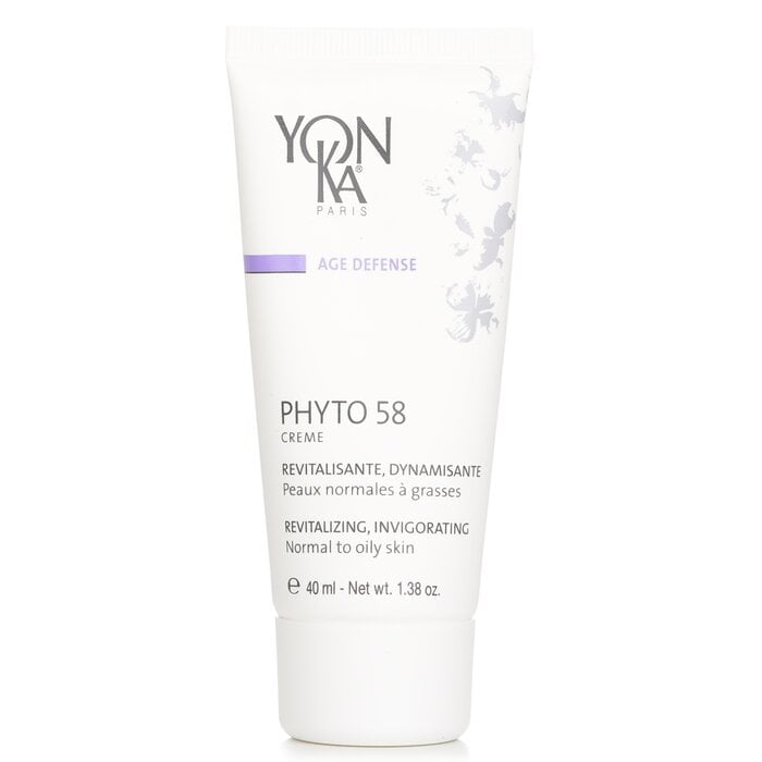 Age Defense Phyto 58 Creme With Rosemary + Vit. A.E.F. - Revitalizing, Invigorating (Normal To Oily Skin) من Yonka - صورة 1