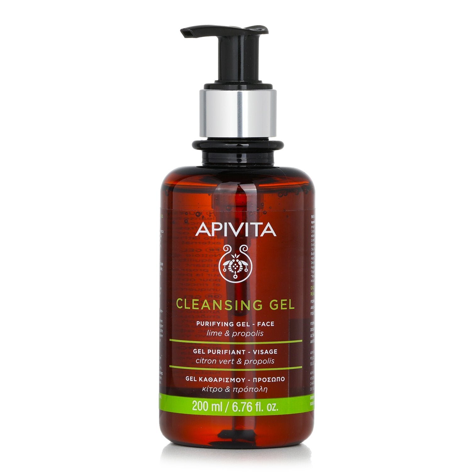 Purifying Gel With Propolis & Lime - For Oily/Combination Skin by Apivita - Image 1
