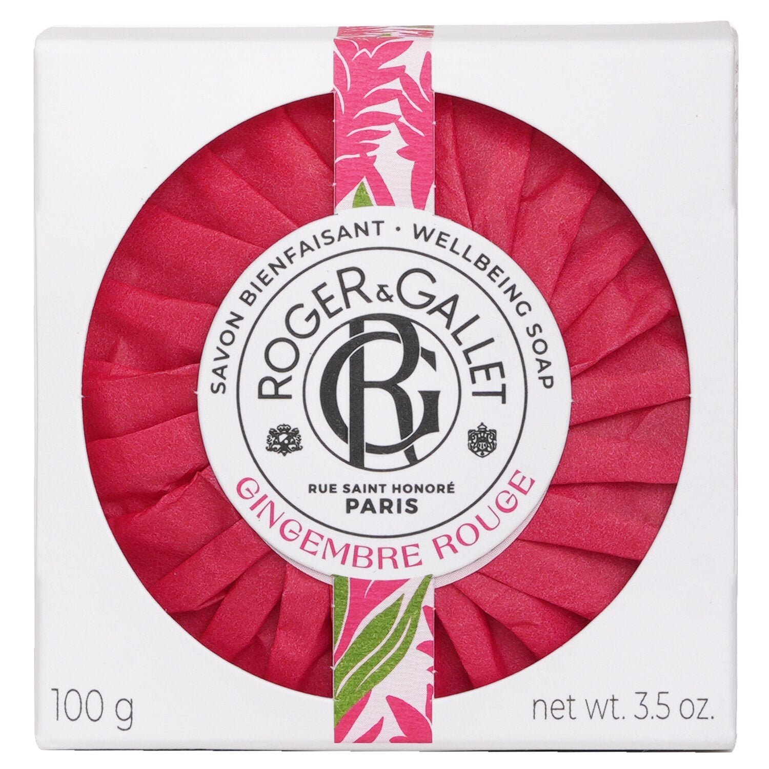 Gingembre Rouge Wellbeing Soap by Roger & Gallet - Image 1