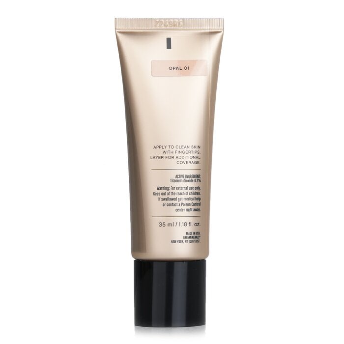 كريم جل مرطب خفيف اللون Complexion Rescue SPF30 - رقم 01 أوبال من BareMinerals - صورة 3