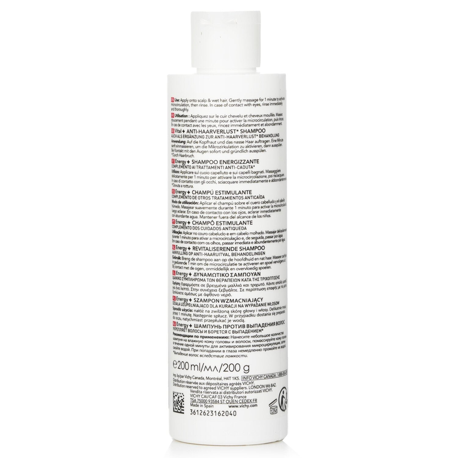 Dercos Energising Shampoo - Targeted Hairloss by Vichy - Image 3