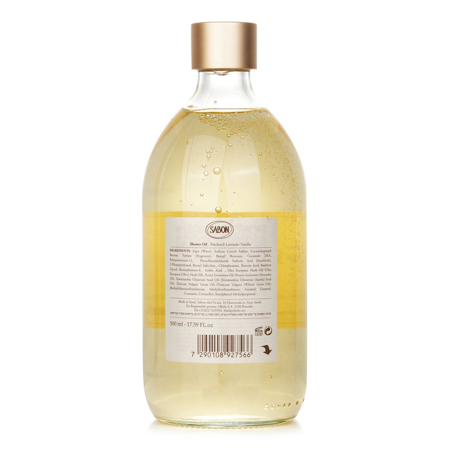 Shower Oil - Patchouli Lanvender Vanilla by Sabon - Image 3