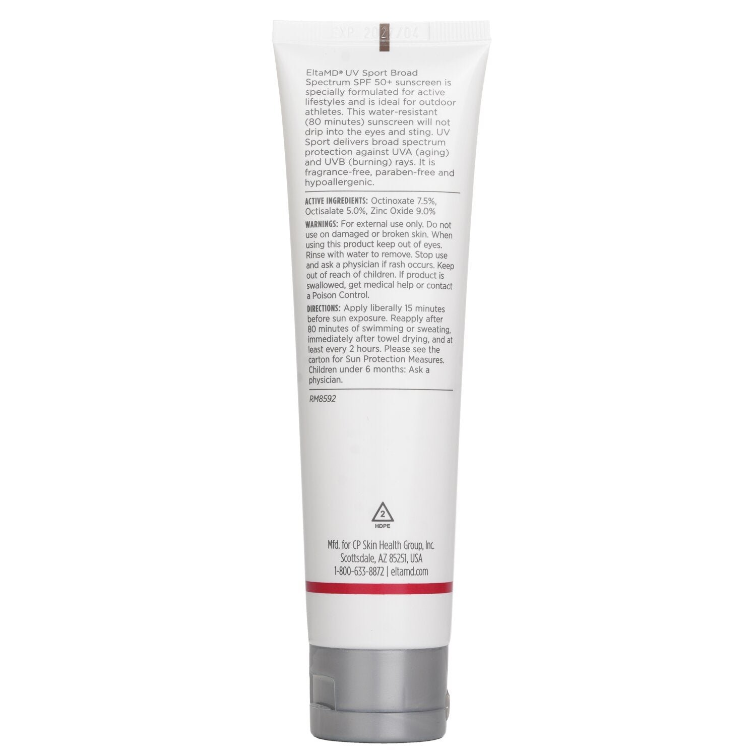 UV Sport Water-Resistant Full-Body Sunscreen SPF 50(Random Packaging) by EltaMD - Image 3
