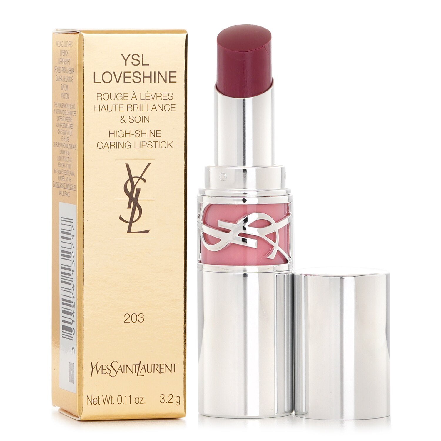 Loveshine Lip Oil Stick - # 203 Blushed Mallow by Yves Saint Laurent - Image 2