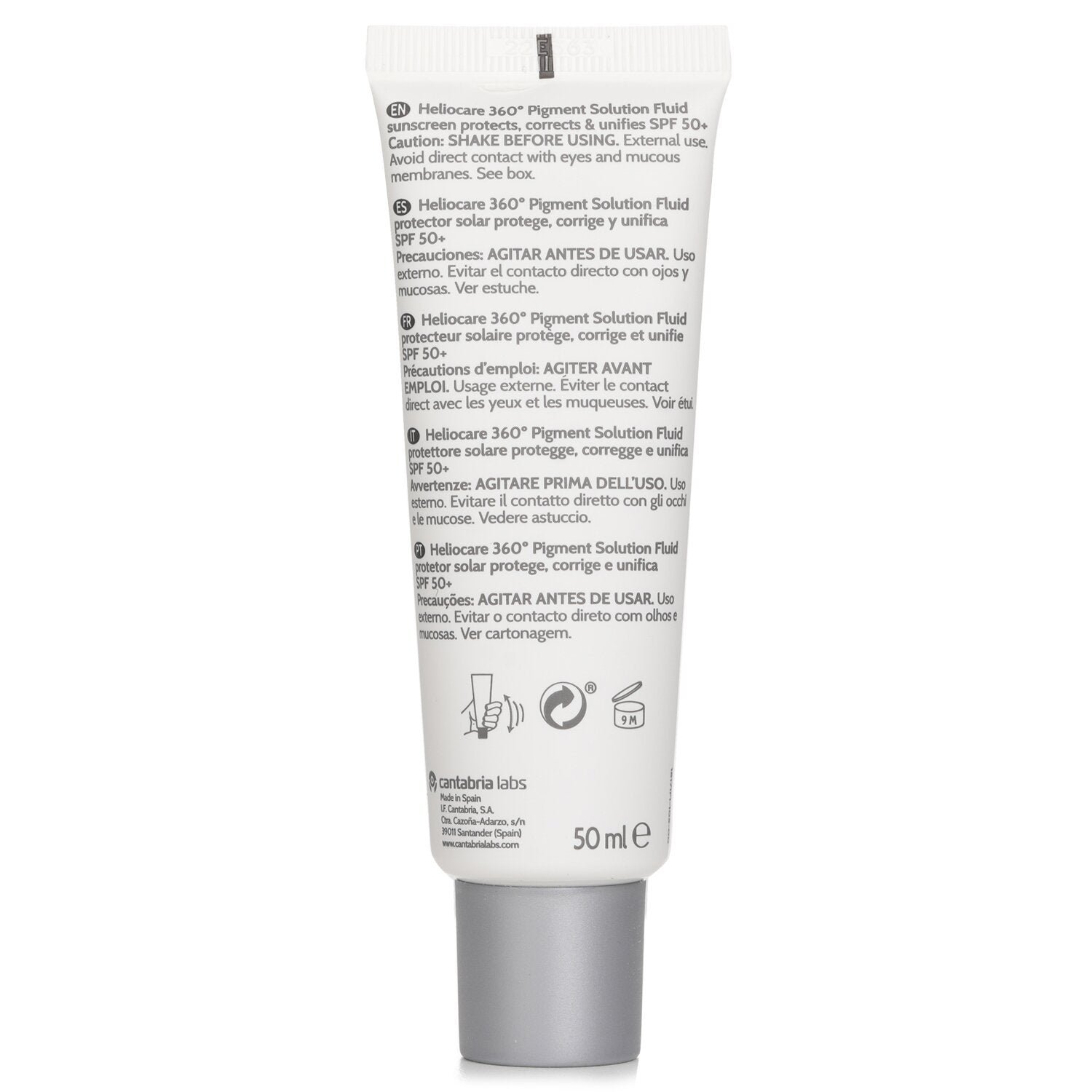 سائل محلول صبغي Heliocare 360 SPF 50 من Heliocare by Cantabria Labs - صورة 3