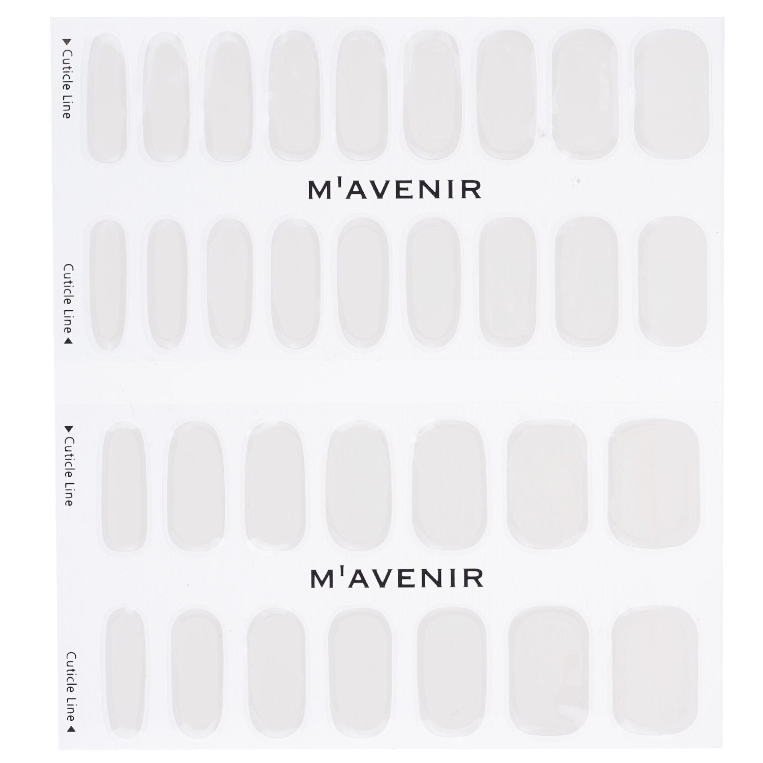Nail Sticker (White) - # White Crema Nail by Mavenir - Image 2