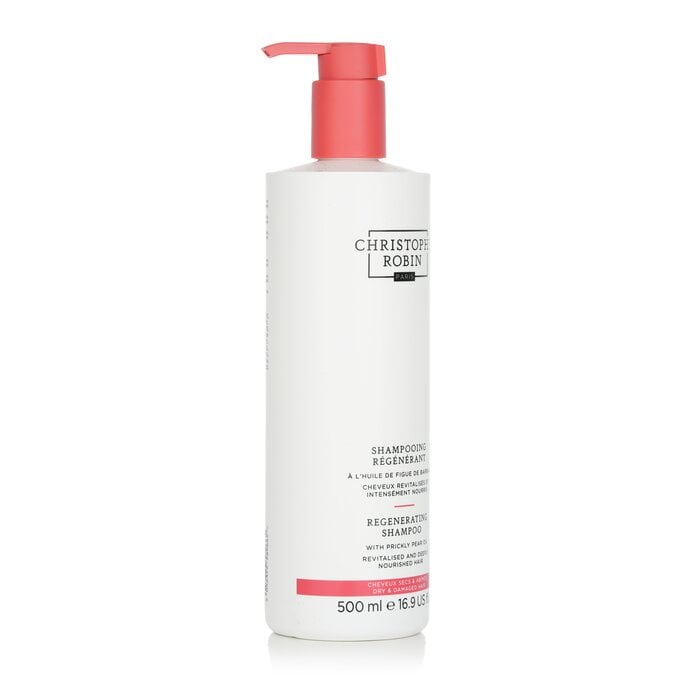 Regenerating Shampoo with Prickly Pear Oil - Dry & Damaged Hair 500ml/16.9oz by Christophe Robin - Image 2