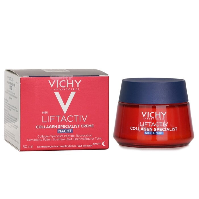 Liftactiv Collagen Specialist Night Cream (Random Packaging) 50ml/1.69oz by Vichy - Image 2