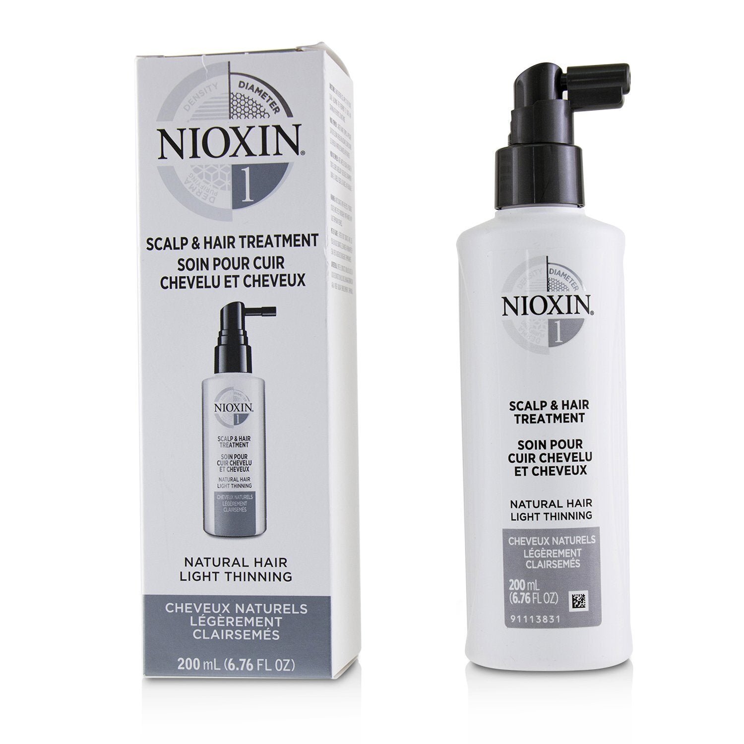 Diameter System 1 Scalp & Hair Treatment (Natural Hair, Light Thinning)&nbsp;(Random Packaging) by Nioxin - Image 5
