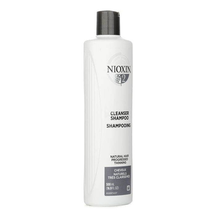 Derma Purifying System 2 Cleanser Shampoo (Natural Hair, Progressed Thinning) 500ml/16.9oz by Nioxin - Image 2