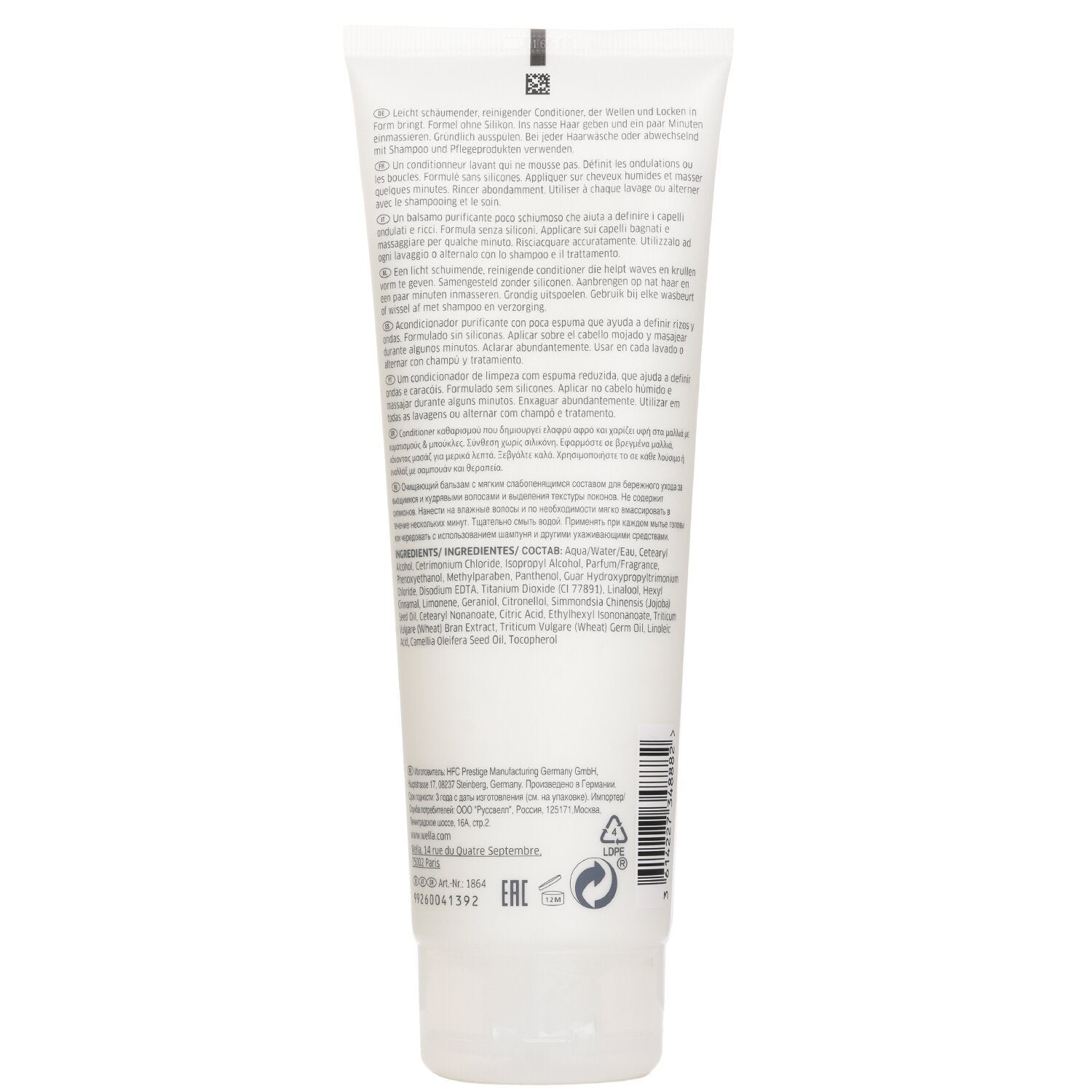 Nutricurls Waves & Curls Cleansing Conditioner by Wella - Image 3