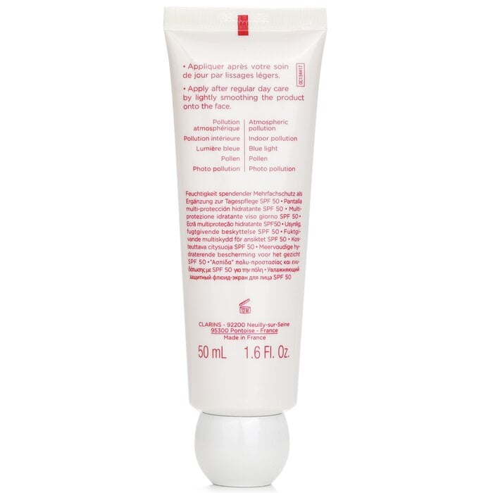 UV Plus [5P] Anti-Pollution Multi-Protection Moisturizing Screen SPF 50 - Rose 50ml/1.6oz by Clarins - Image 3