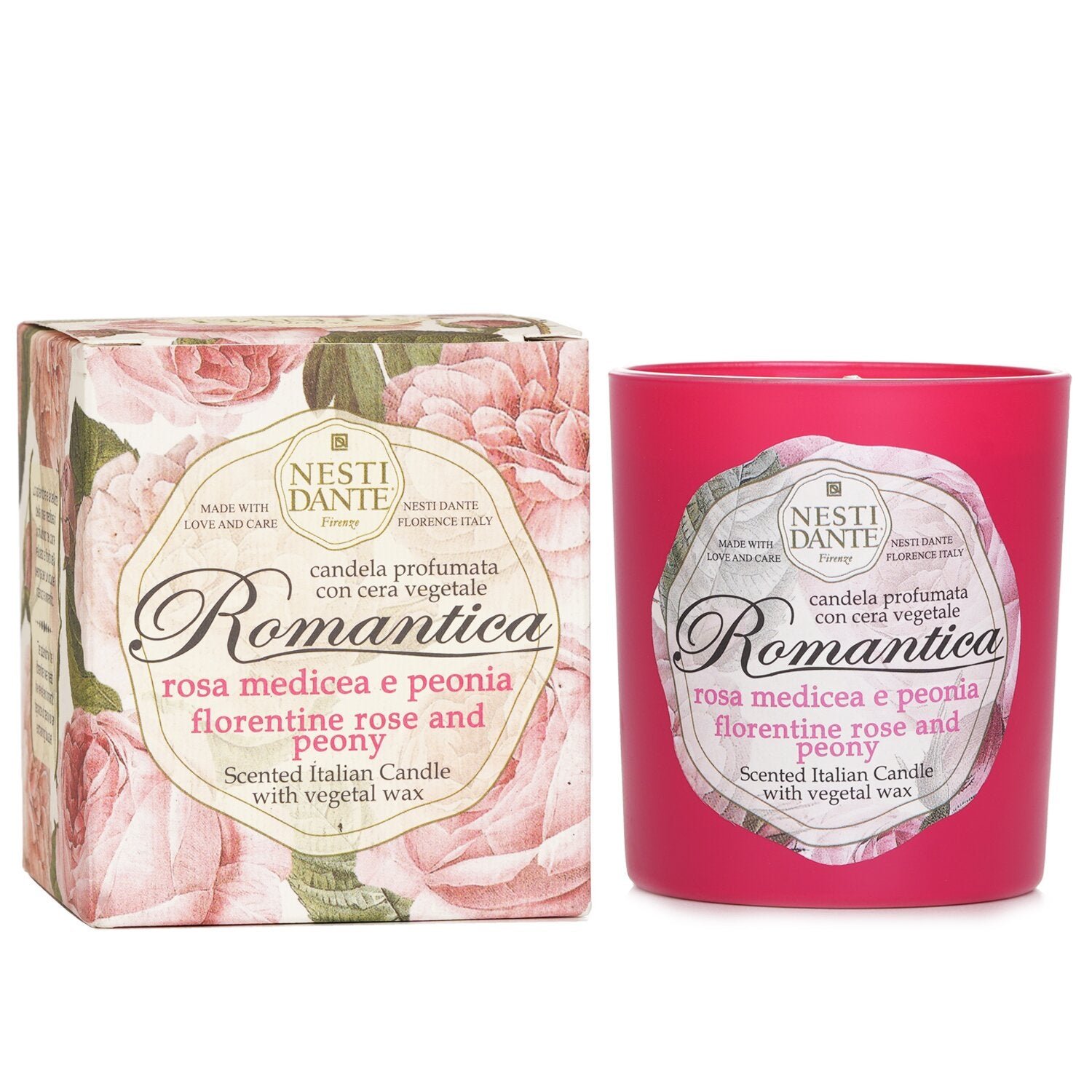 شمع إيطالي معطر - Romantica Florentine Rose & Peony من Nesti Dante - صورة 2