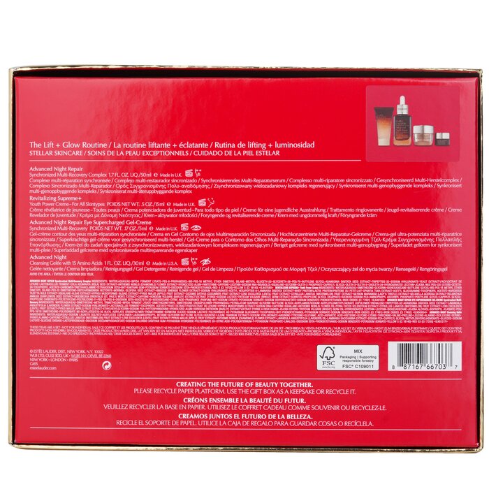 The Lift + Glow Routine Skincare Set: 4pcs by Estee Lauder - Image 3
