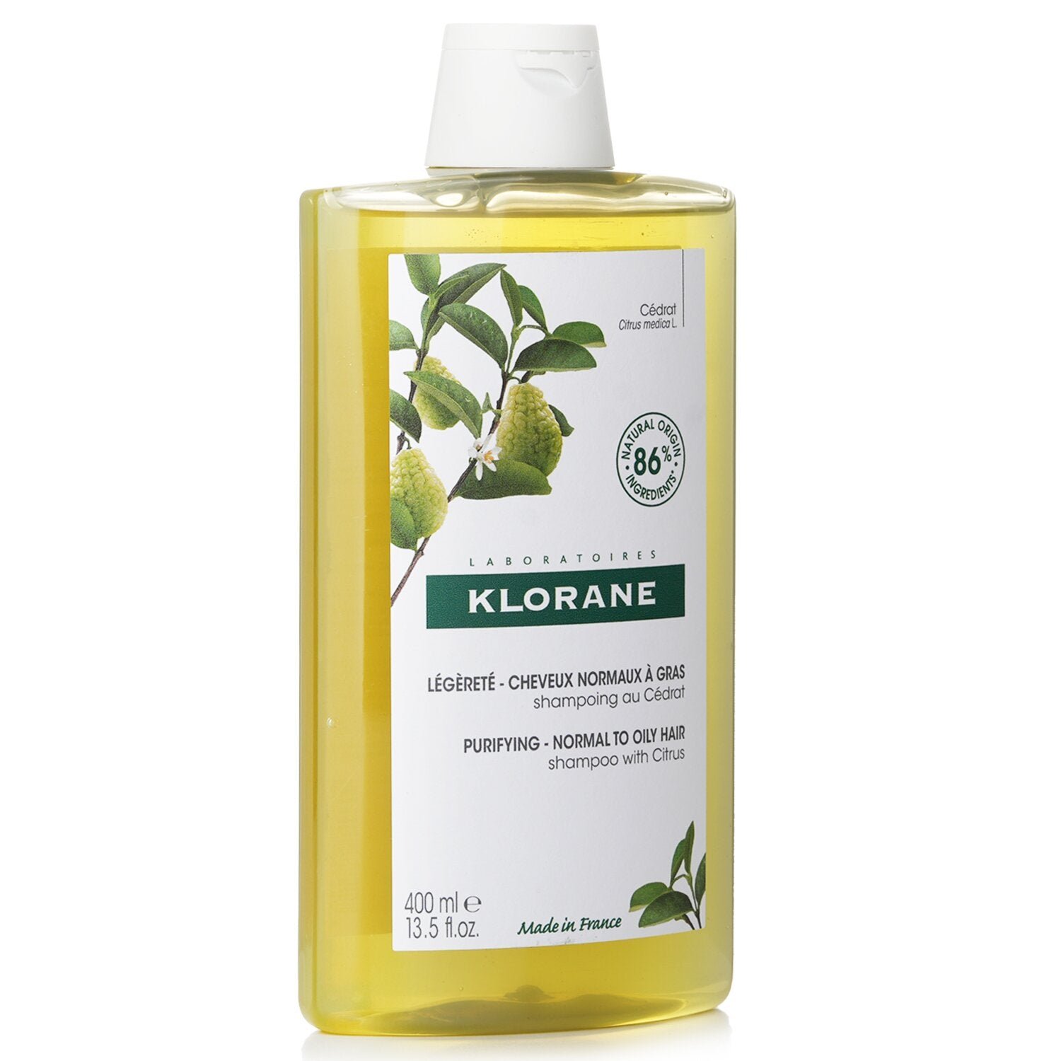 Shampoo With Citrus (Purifying Normal To Oily Hair) by Klorane - Image 2