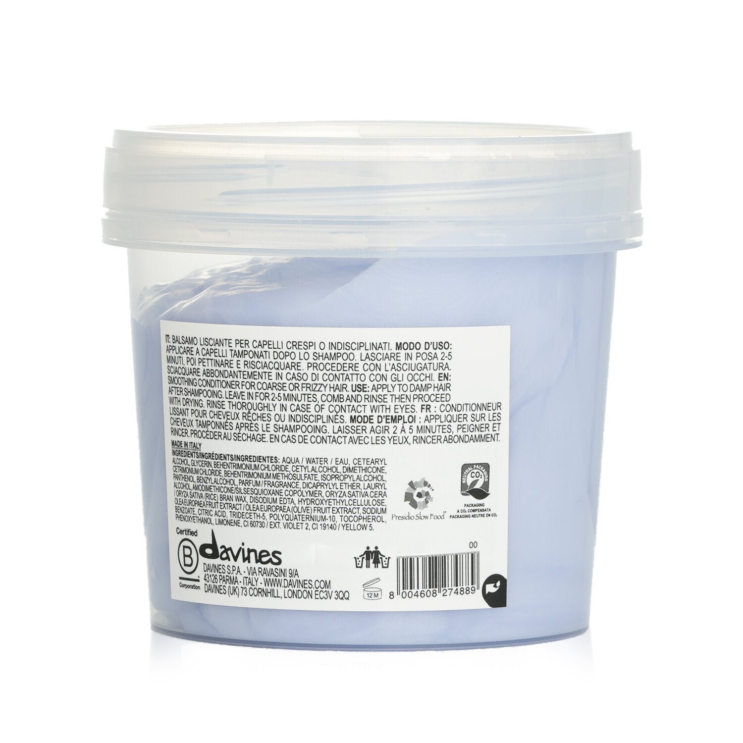 Love Smoothing Conditioner (For Coarse or Frizzy Hair) by Davines - Image 3