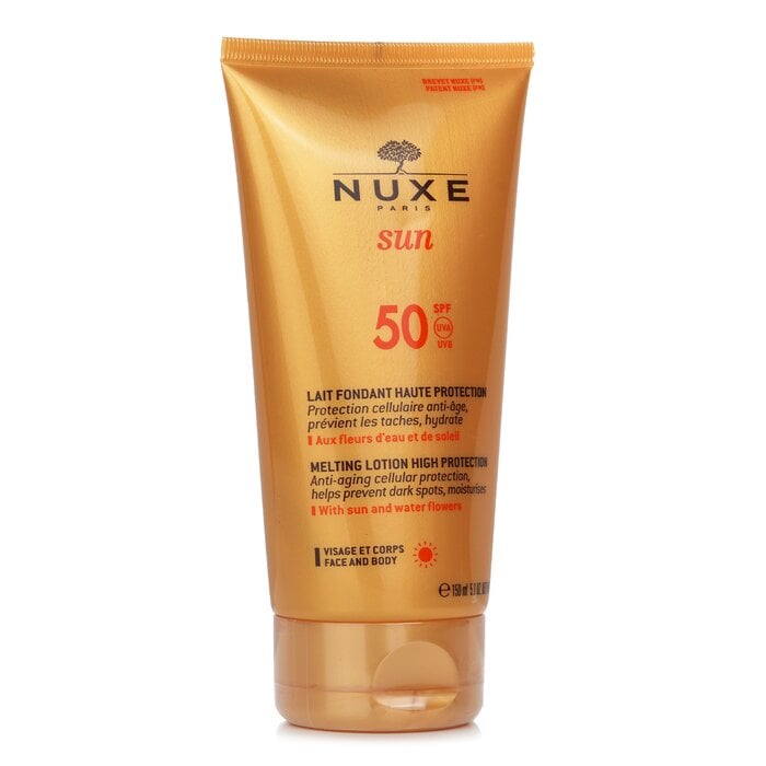 لوشن شمسي ذائب بحماية عالية SPF 50 للوجه والجسم 150ml/5.1oz من Nuxe - صورة 2