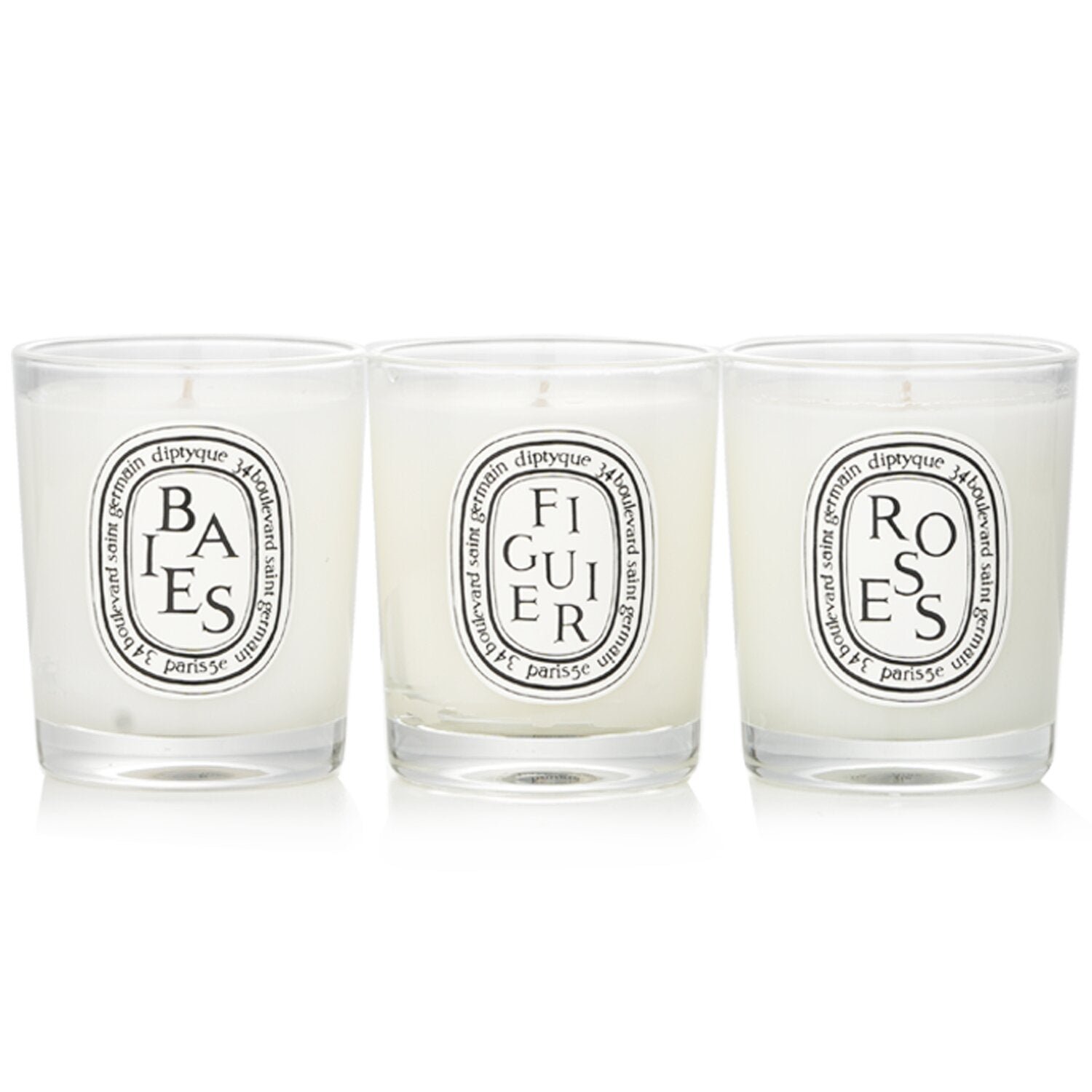 Mini Candle Coffret: (Baies, Figuier, Roses) by Diptyque - Image 2