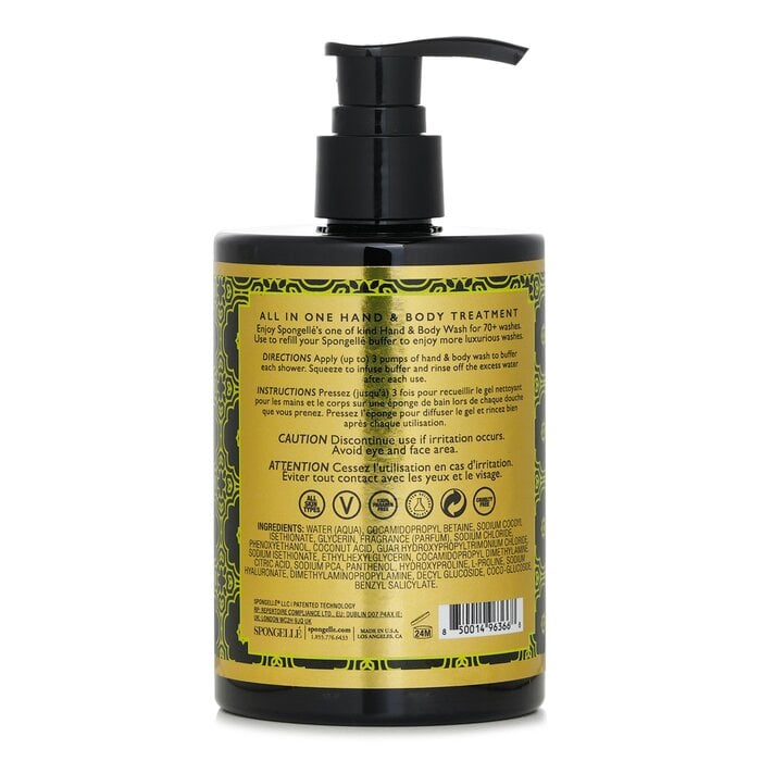 غسول اليد والجسم - جوز الهند وفيربينا 325ml/11oz من Spongelle - صورة 3