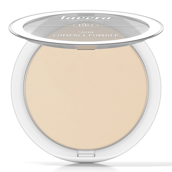 Satin Compact Powder - 02 Medium 14g by Lavera - Image 2