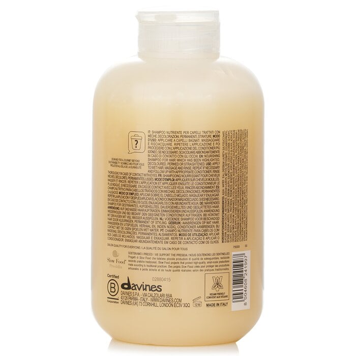 شامبو مغذي Nounou (للشعر المعالج جداً أو المتقصف) 250ml/8.45oz من Davines - صورة 3