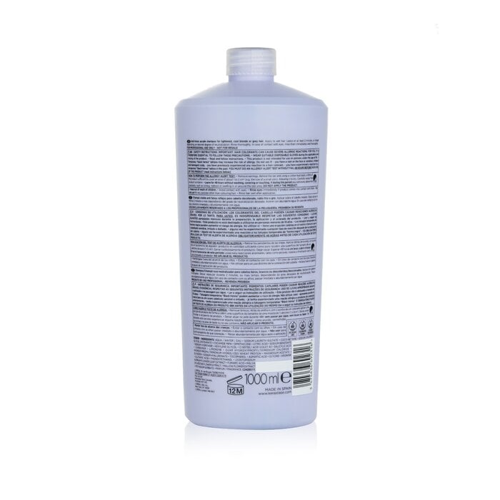 Blond Absolu Bain Ultra-Violet Anti-Brass Purple Shampoo (Lightened, Cool Blonde or Grey Hair) 1000ml/34oz by Kerastase - Image 3