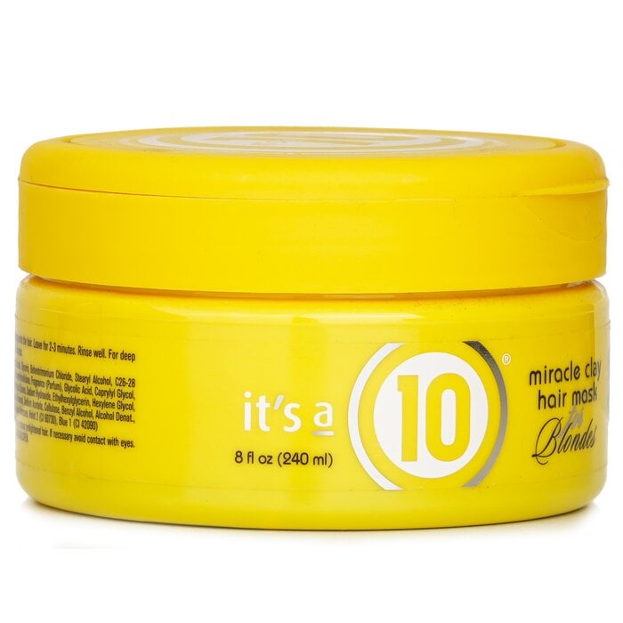 ماسك طيني للشعر Miracle (للشعر الأشقر) 240ml/8oz من It's A 10 - صورة 2