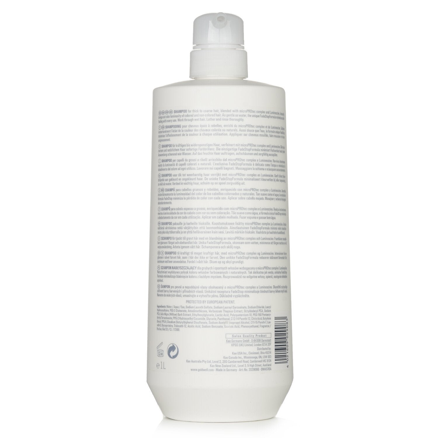 Dual Senses Color Extra Rich Brilliance Shampoo (Luminosity For Coarse Hair) by Goldwell - Image 3