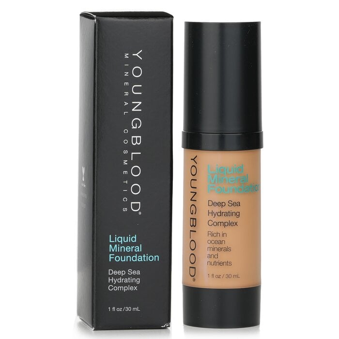 Liquid Mineral Foundation - Tahitan Sun 30ml/1oz by Youngblood - Image 2