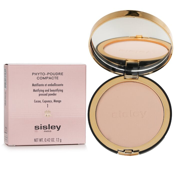 بودرة مضغوطة تجميلية مطفئة للمعان Phyto Poudre - # 1 وردي 12g/0.42oz من Sisley - صورة 2