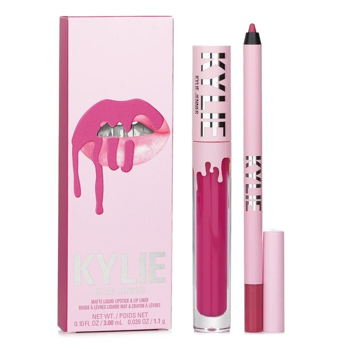 Matte Lip Kit: Matte Liquid Lipstick 3ml + Lip Liner 1.1g - # 102 Extraordinary 2pcs by Kylie By Kylie Jenner - Image 1