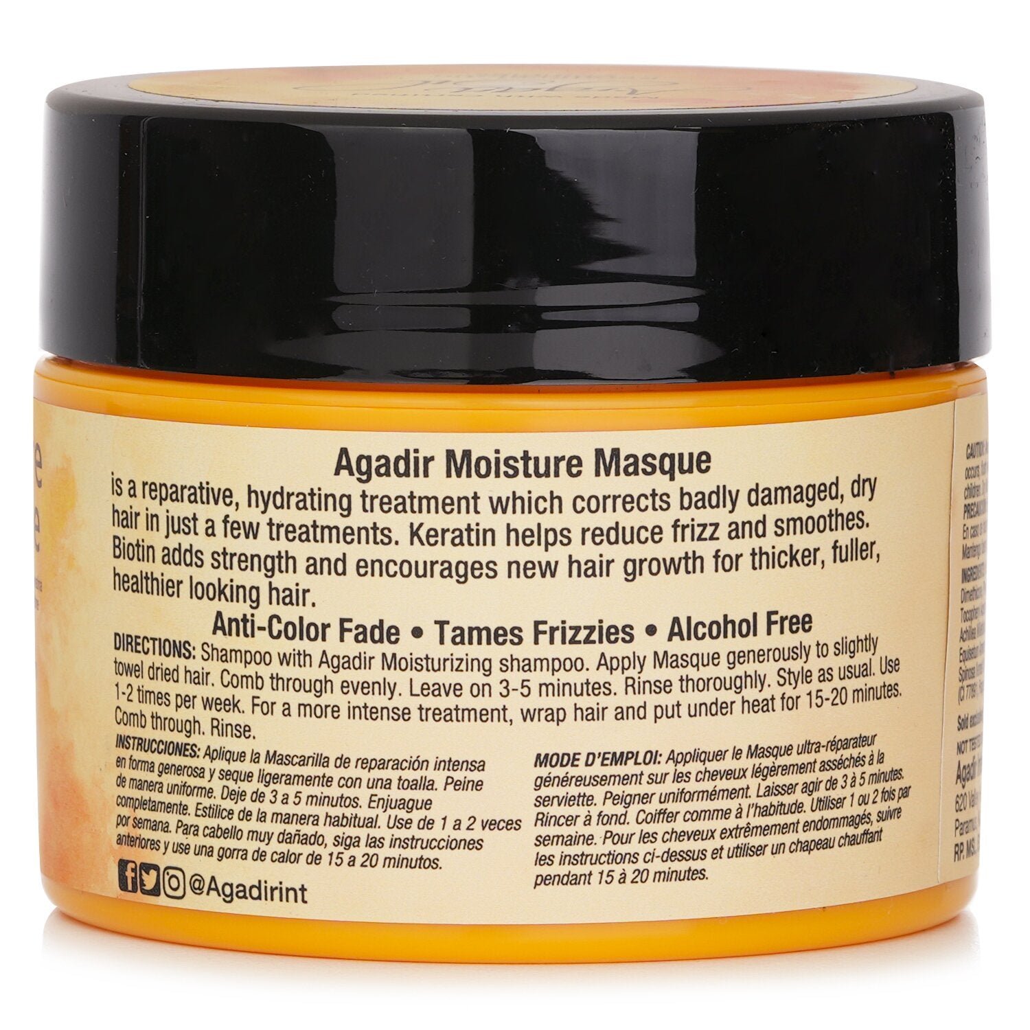 Moisture Masque (For All Hair Types) by Agadir Argan Oil - Image 2