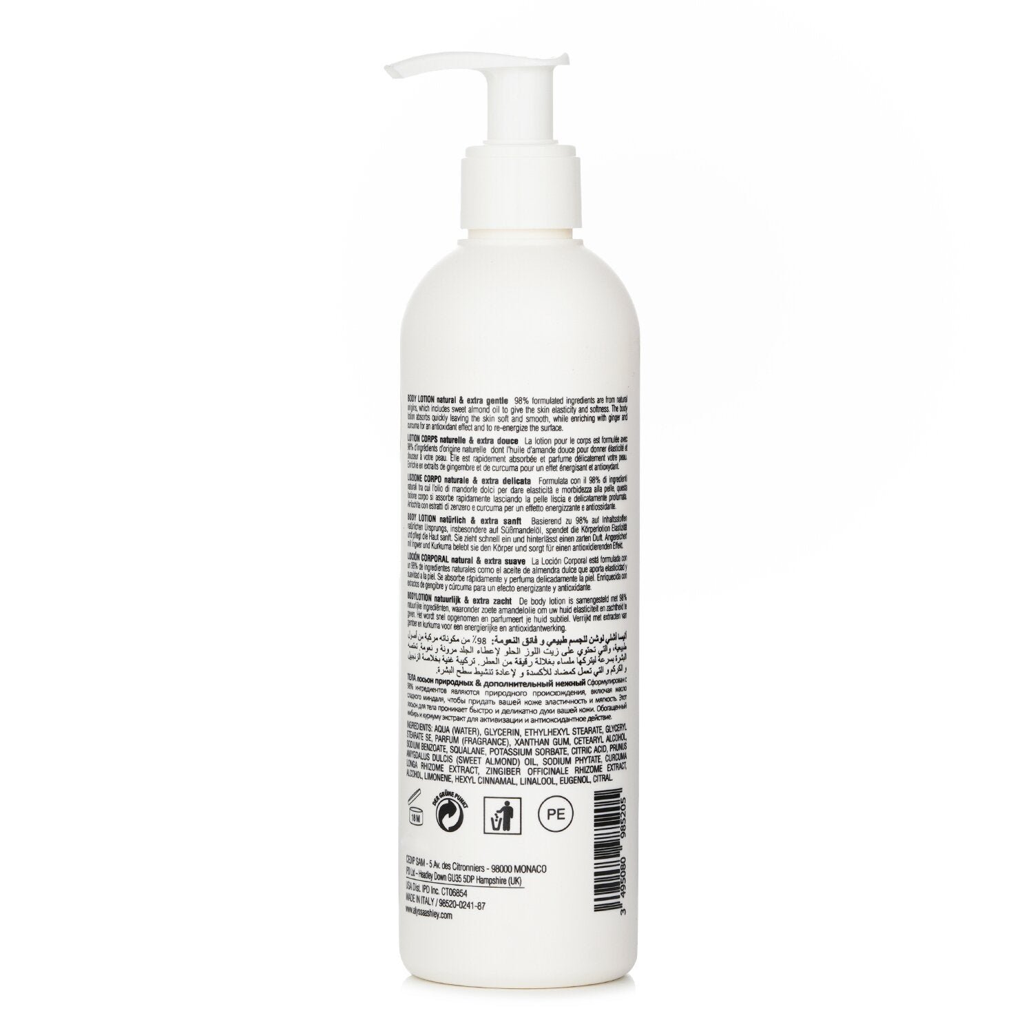 Biolab Ginger & Curcuma Body Lotion by Alyssa Ashley - Image 3