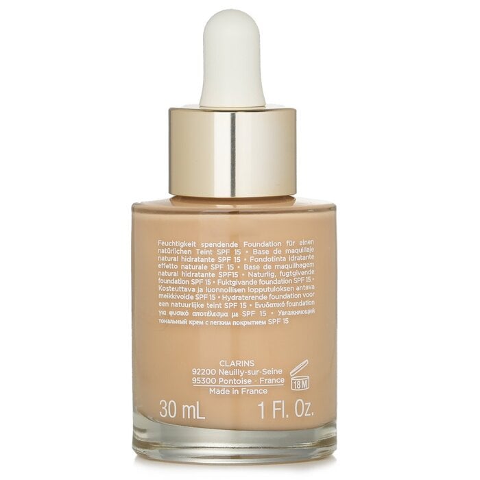أساس مرطب طبيعي Skin Illusion SPF 15 -#110N 30ml/1oz من Clarins - صورة 3