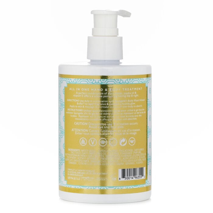 Hand & Body Lotion - Beach Grass 325ml/11oz by Spongelle - Image 3