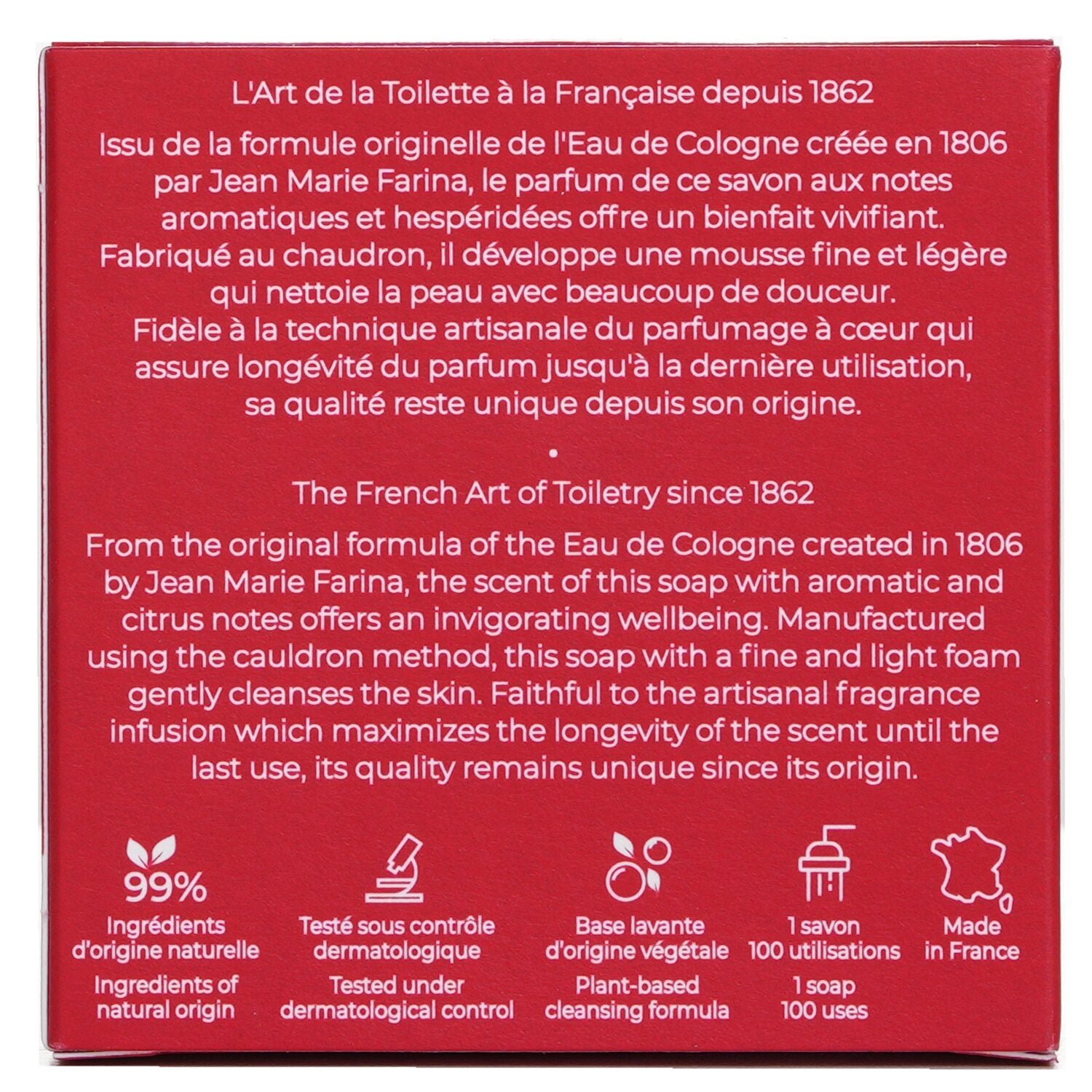 Jean Marie Farina Perfumed Soap by Roger & Gallet - Image 3