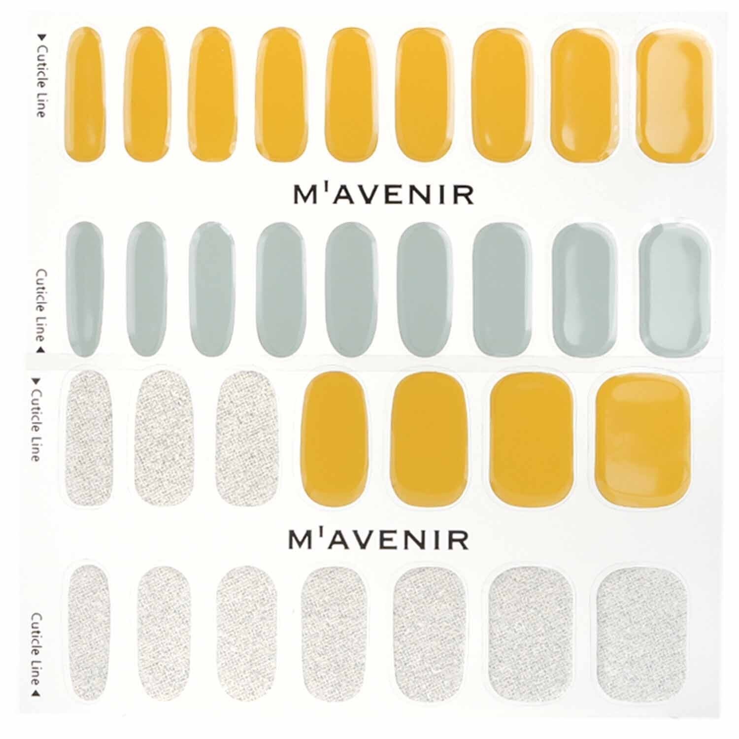 Nail Sticker (Yellow) - # Brillante Pumpkin Nail by Mavenir - Image 2