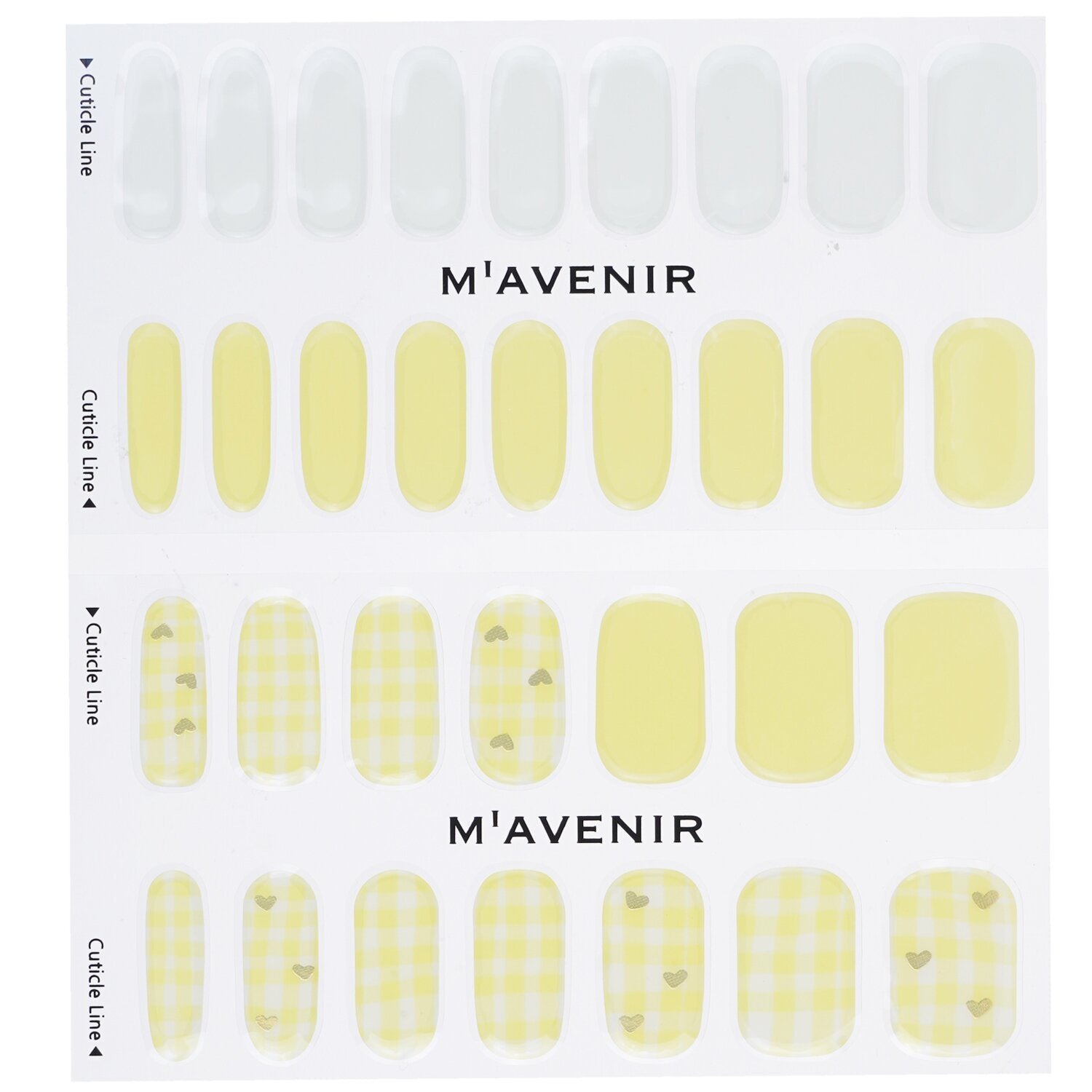 Nail Sticker (Yellow) - # Day Dream Nail by Mavenir - Image 2